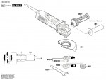 Bosch 3 601 G9M 000 Gws 17-125 Inox Angle Grinder 230 V / Eu Spare Parts